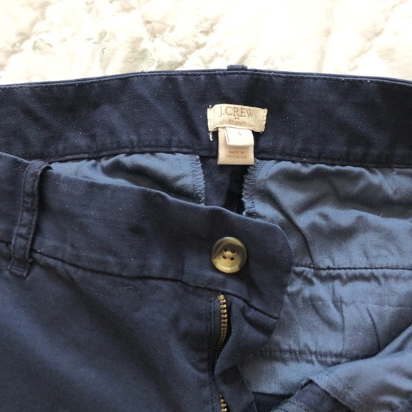 J Crew Factory Navy Frankie Chino Pants - Picture 3 of 10